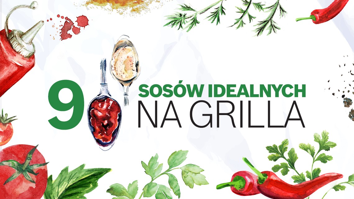 9 sosów idealnych do grilla